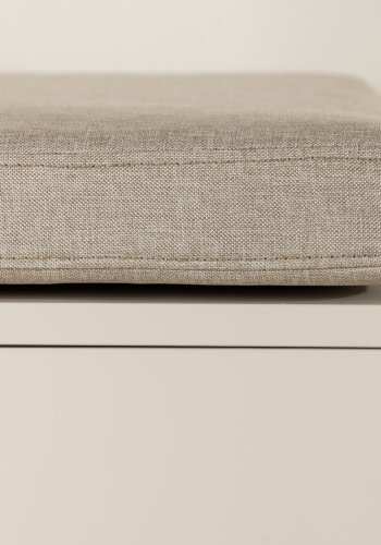 VENTURE DESIGN Fin pute, firkantet - beige polyester (60x60)