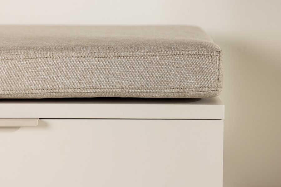 VENTURE DESIGN Fin pute, firkantet - beige polyester (60x60)