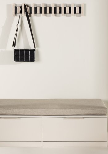 VENTURE DESIGN Nice hynde, kvadratisk - beige polyester (120x60)