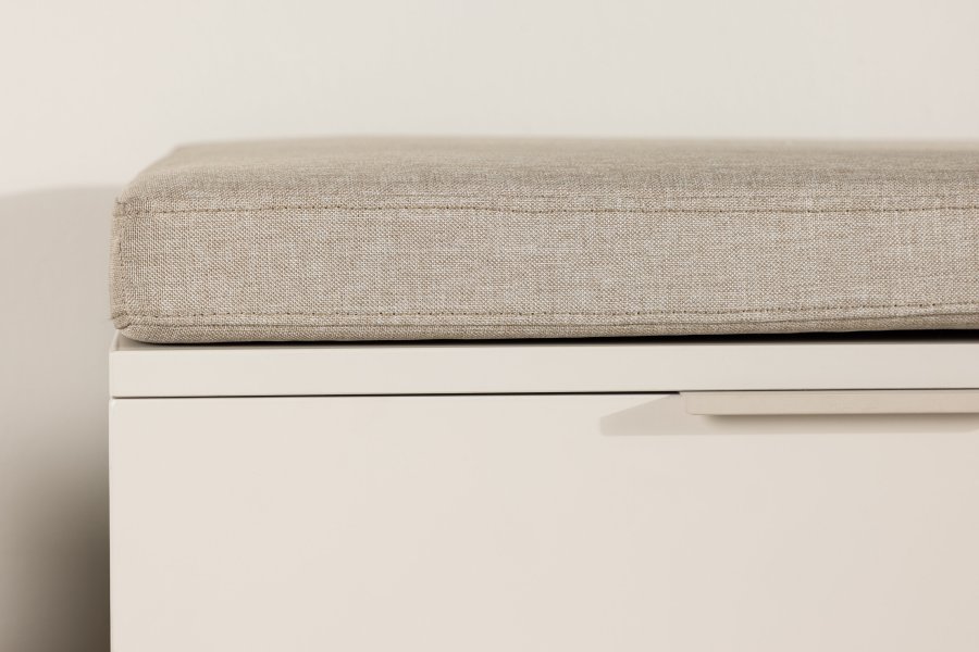 VENTURE DESIGN Nice hynde, kvadratisk - beige polyester (120x60)