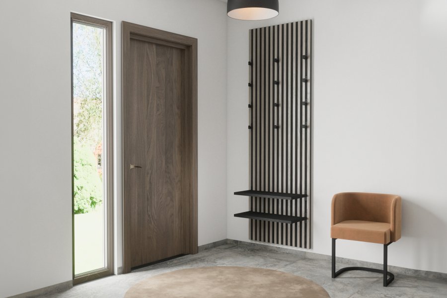 VENTURE DESIGN Nimes skohylle, rektangulr - svart jern (67,3x30x10,5)