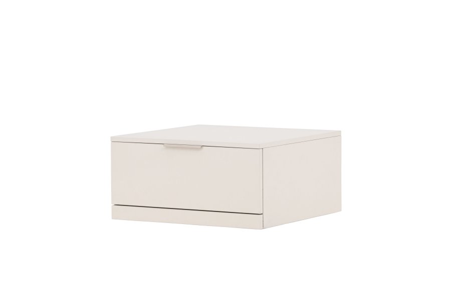 VENTURE DESIGN Nice opbevaringsskuffe, kvadratisk - beige melamin (60x60x29,3cm)