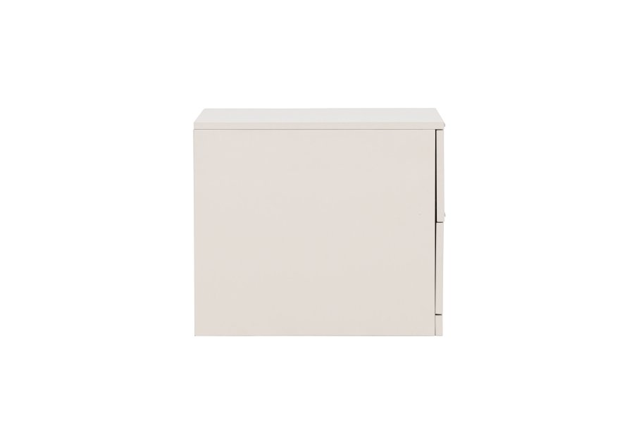 VENTURE DESIGN Nice opbevaringsskuffe, kvadratisk - beige melamin (60x60x52cm)