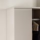 VENTURE DESIGN Nice garderobeskab, m. 2 lger, 1 bjlestang og 1 hylde - beige melamin