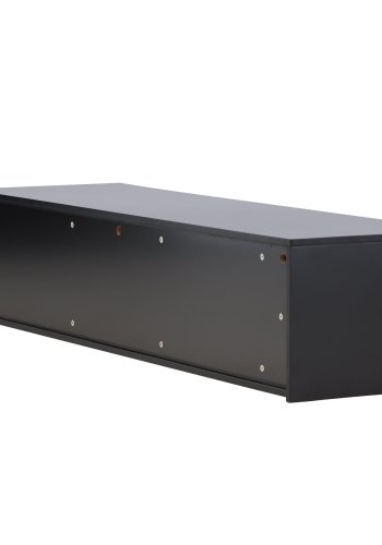 VENTURE DESIGN Frihamn Wandschrank, m. 2 Schubladen – schwarzes MDF