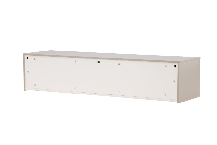 VENTURE DESIGN Frihamn Wandschrank, m. 2 Schubladen – beige MDF