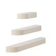 VENTURE DESIGN Glow Wandregal – beige MDF (3er-Set)
