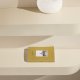 VENTURE DESIGN Glow Wandregal – beige MDF (3er-Set)