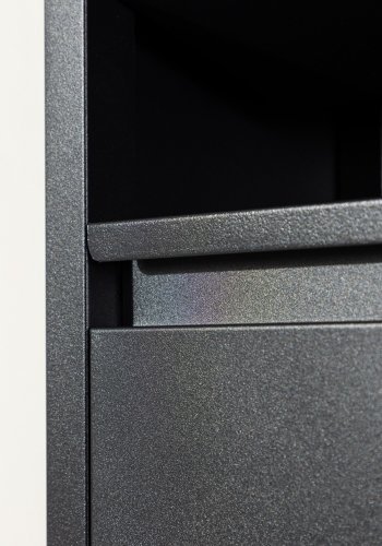 VENTURE DESIGN Ushuaia skoskap, med 4 drer - sort stl