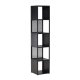 VENTURE DESIGN Buenos Aires bokhylle, m. 4 hyller, firkantet - sort stl