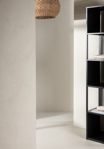 VENTURE DESIGN Buenos Aires bokhylle, m. 4 hyller, firkantet - sort stl