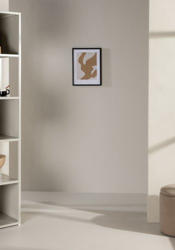 VENTURE DESIGN Buenos Aires bokhylle, m. 4 hyller, firkantet - beige stl