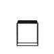 VENTURE DESIGN Porto Alegre sidebord, firkantet - svart stl (45x45)