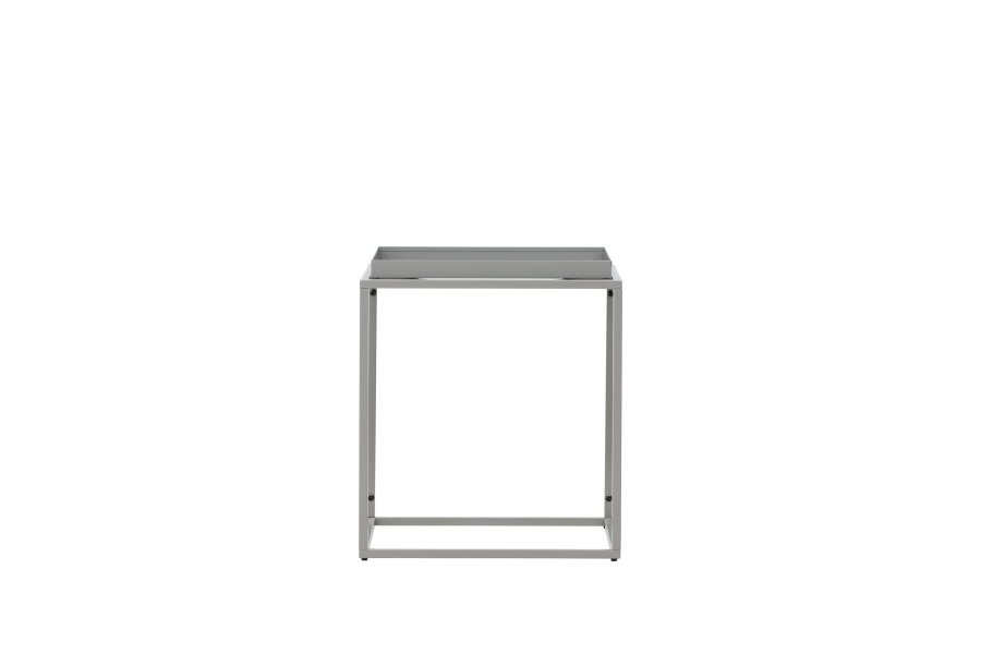 VENTURE DESIGN Porto Alegre sidebord, firkantet - mrk grtt stl (45x45)