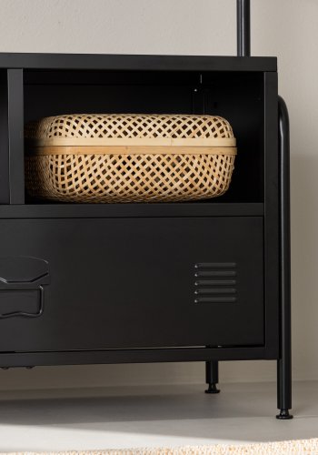 VENTURE DESIGN Quito klesstativ, m. 2 rom og 1 skuff - sort stl