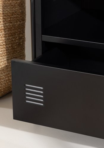 VENTURE DESIGN Quito klesstativ, m. 2 rom og 1 skuff - sort stl