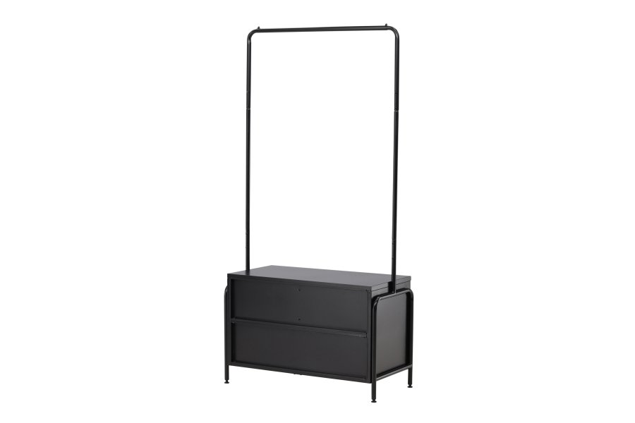 VENTURE DESIGN Quito klesstativ, m. 2 rom og 1 skuff - sort stl