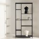 VENTURE DESIGN El Alto bokhylle, m. 6 hyller - sort stl