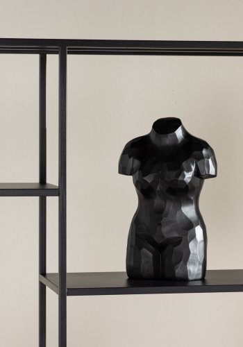 VENTURE DESIGN El Alto bokhylle, m. 6 hyller - sort stl