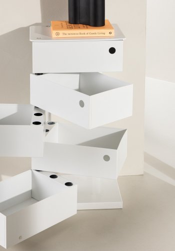 VENTURE DESIGN San Carlos kommode, m. 5 skuffer - beige stl