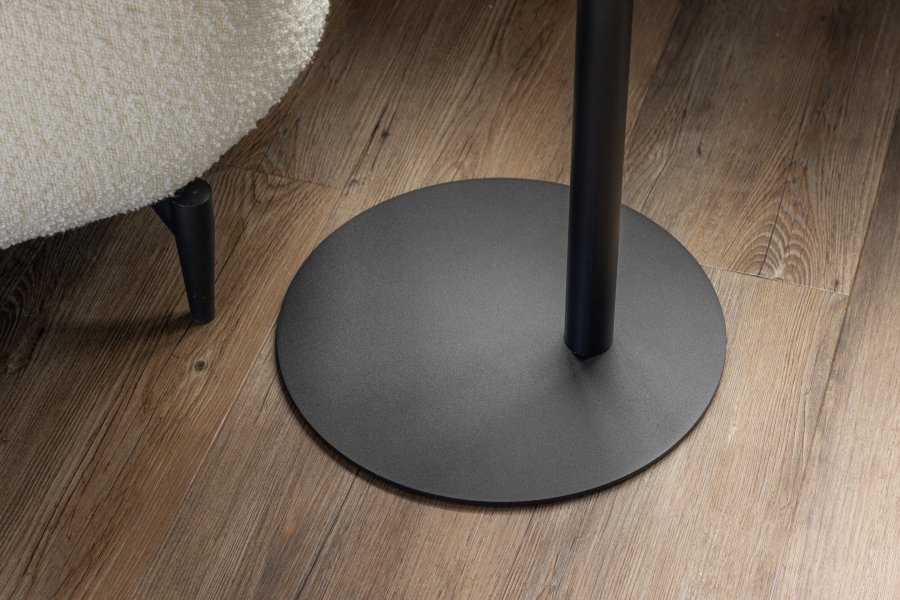 VENTURE DESIGN San Jose sidebord - svart stl (50x38)