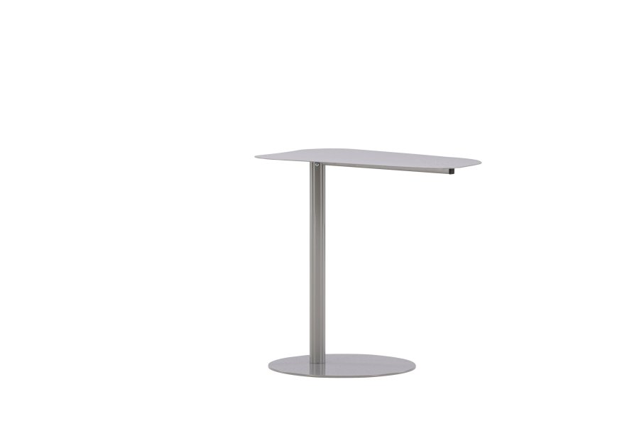 VENTURE DESIGN San Jose sidebord, rektangulrt - lys grtt stl (50x38)