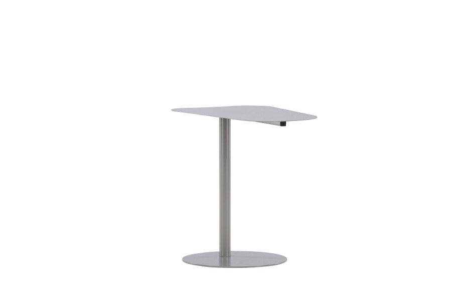 VENTURE DESIGN San Jose sidebord, rektangulrt - lys grtt stl (50x38)