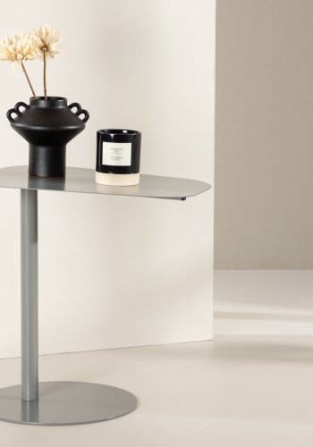 VENTURE DESIGN San Jose sidebord, rektangulrt - lys grtt stl (50x38)