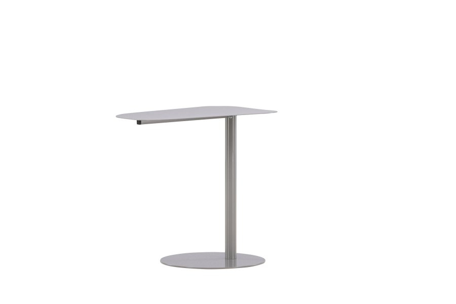 VENTURE DESIGN San Jose sidebord, rektangulrt - lys grtt stl (50x38)