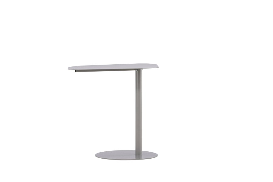 VENTURE DESIGN San Jose sidebord, rektangulrt - lys grtt stl (50x38)