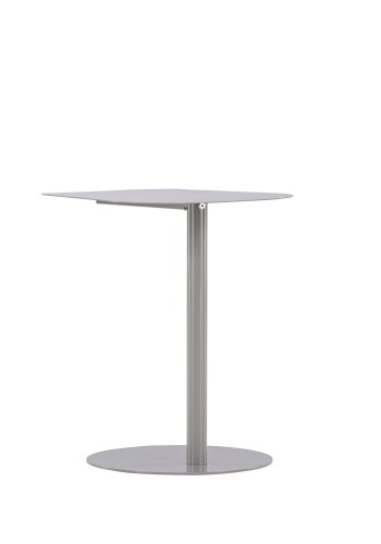 VENTURE DESIGN San Jose sidebord, rektangulrt - lys grtt stl (50x38)