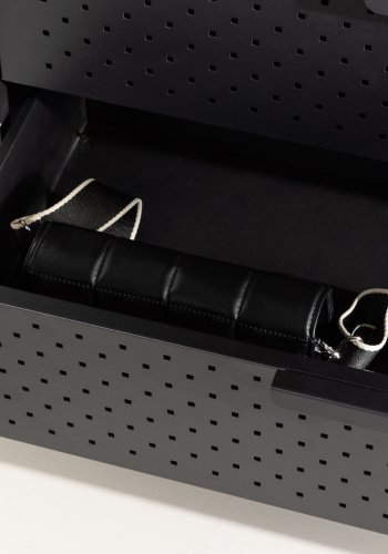 VENTURE DESIGN Malibu klesstativ, m. 1 hengestang, 1 hylle og 2 skuffer - sort stl