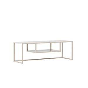 VENTURE DESIGN Riverside TV-bord, w. 1 hylla - beige stl (120x40)