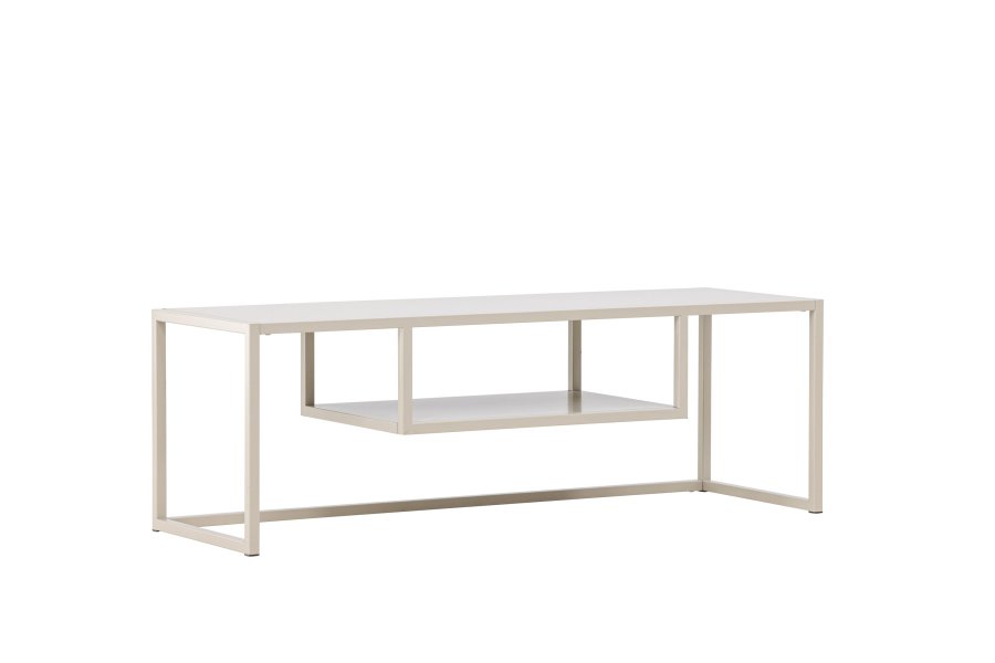 VENTURE DESIGN Riverside TV-bord, med 1 hylle - beige stl (120x40)