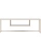 VENTURE DESIGN Riverside TV-bord, med 1 hylle - beige stl (120x40)