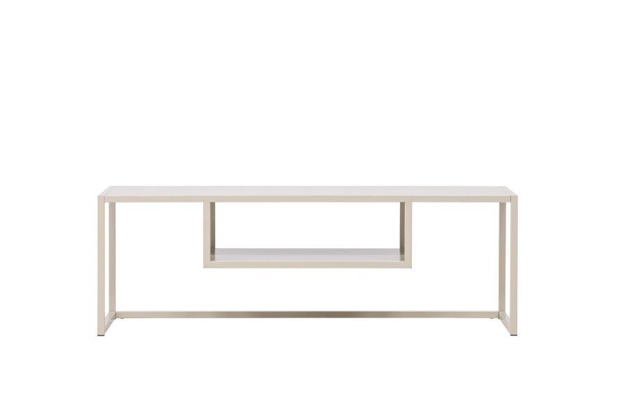 VENTURE DESIGN Riverside TV-bord, med 1 hylle - beige stl (120x40)