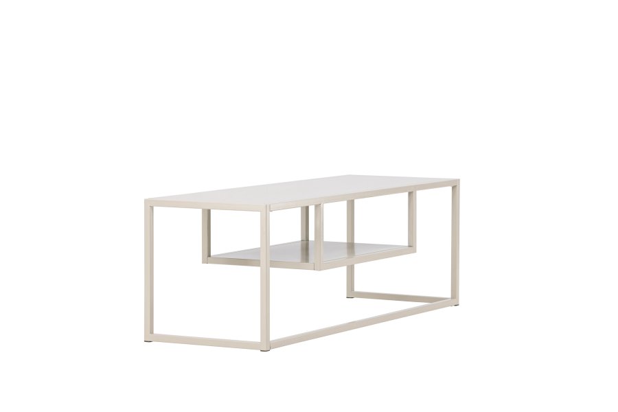 VENTURE DESIGN Riverside TV-bord, med 1 hylle - beige stl (120x40)