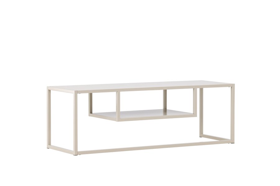 VENTURE DESIGN Riverside TV-bord, med 1 hylle - beige stl (120x40)