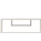 VENTURE DESIGN Riverside TV-bord, med 1 hylle - beige stl (120x40)