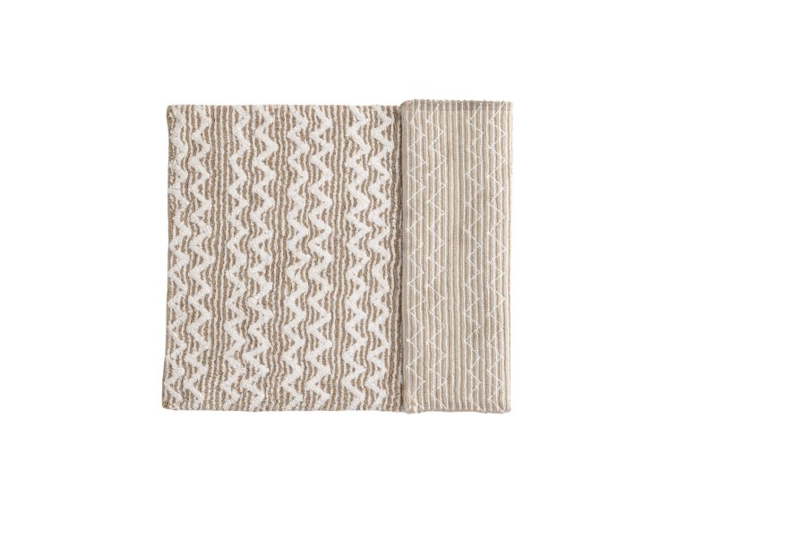 VENTURE DESIGN Philippa Teppe Philippa Cotton - 60*90- -Rektangulr-Hvit/Sand
