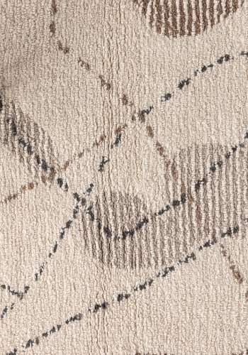 VENTURE DESIGN Paul Rug Paul Cotton - 60*90- -Rektangulr-Elfenben/Brun/Gr