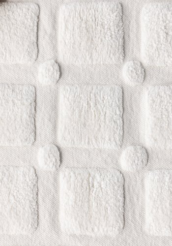 VENTURE DESIGN Pute Teppe Pute Bomull - 60*90- -Rektangulr-Hvit