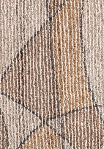 VENTURE DESIGN Loui Teppe Loui Cotton - 60*90- -Rektangulrt-Elfenben/Sand/Gr