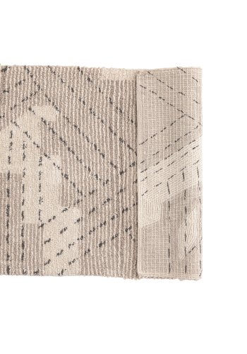 VENTURE DESIGN Lorentz teppe Lorentz bomull - 60*90- -Rektangulrt-Elfenben/Taupe