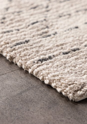 VENTURE DESIGN Lorentz teppe Lorentz bomull - 60*90- -Rektangulrt-Elfenben/Taupe