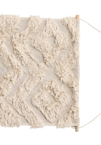 VENTURE DESIGN Hilda Textil Hilda Väggbonad Bomull - 50*80- -Rektangulär-Offwhite