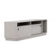 VENTURE DESIGN Girona TV-benk, m 2 skyvedrer - gr betongmelamin (180x40)