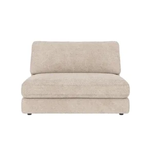 ROWICO Duncan 1,5 pers. modul lnestol, midt - lysegr stof