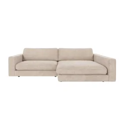 ROWICO Duncan 3 pers. modulsofa, m. h�yre sjeselong - lysegr�t stoff