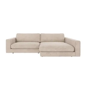 ROWICO Duncan 3 pers. modul sofa, m. hjre chaiselong - lysegr stof
